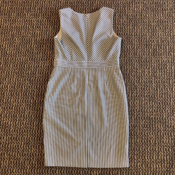 Black Label by Evan Picone Sleeveless Dress Womens 10 Used One Snag - Picture 5 of 12